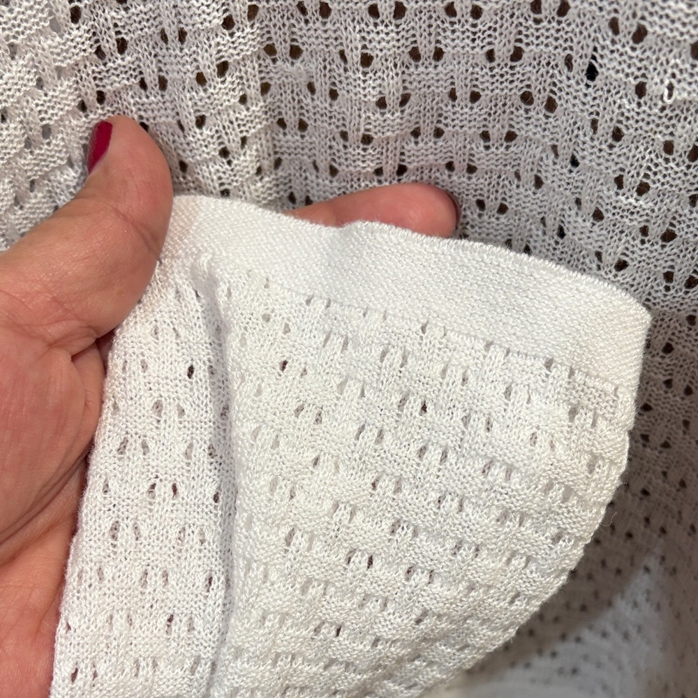 Tahari Open-Front Cardigan size large - Picture 8 of 9